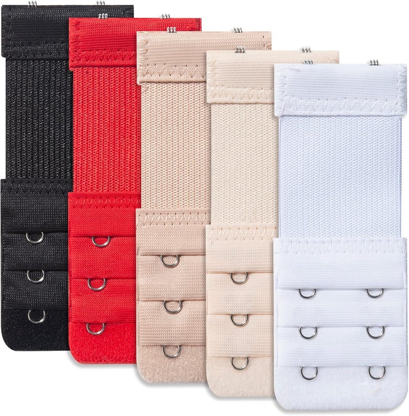Mazipo MOTYAWN Women's Bra Extenders 2 Hook / 3 Hook / 4 Hook / 5 Hook Stretchy Comfortable Bra Strap Extension - Image 1